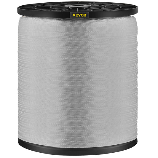 1250lbs polyesterdragtejp, 3153' x 1/2" platt tejp för tråd- och kabelledningsarbete Varierande funktioner, platt rep för dragning/lastning/packning i alla väder CONDITON