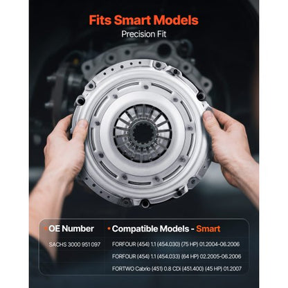 OEM Premium Kopplingssats och Tryckplatta för Smart FORFOUR/FORTWO