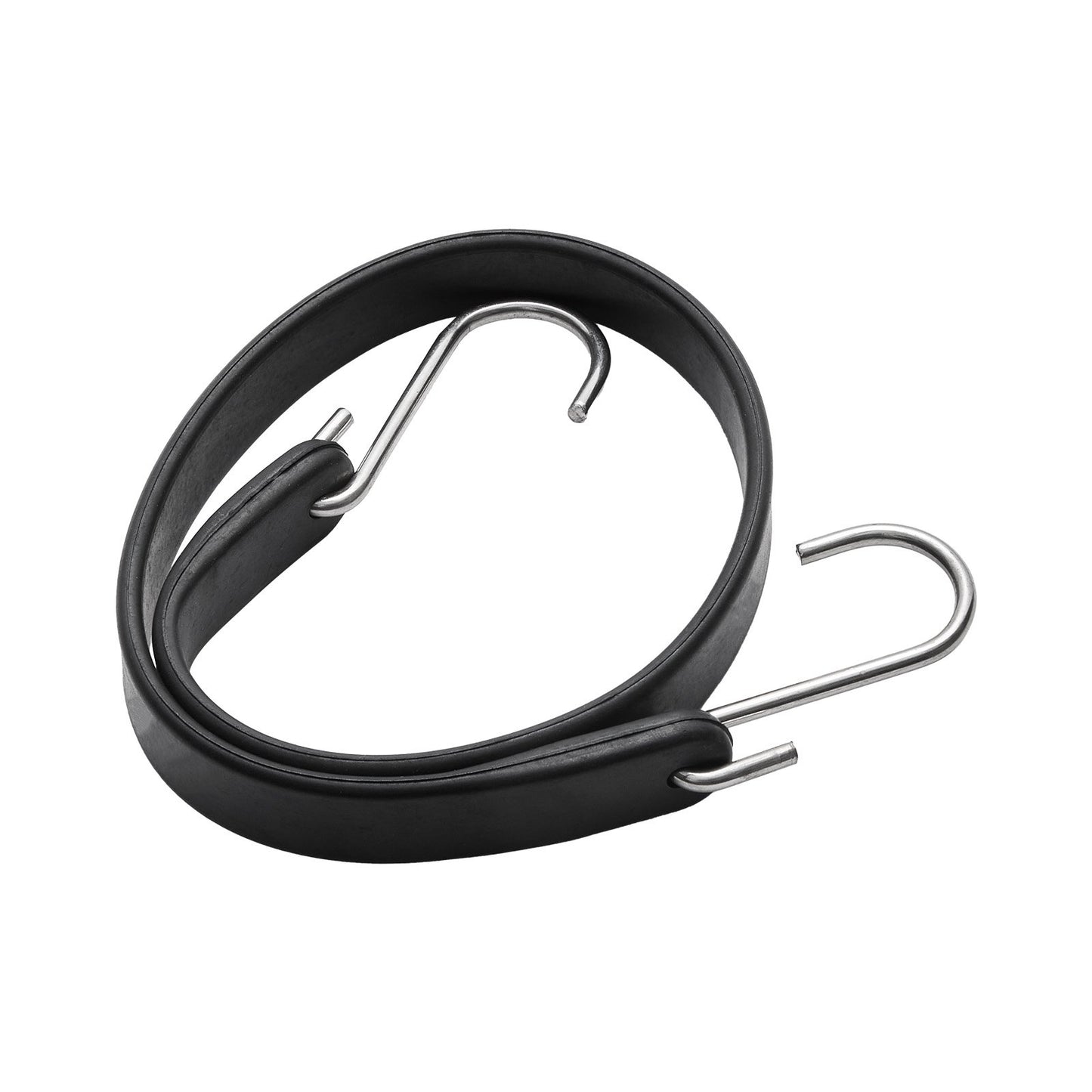 50 st Flat Bungee Cord Set 19,8 mm Heavy Duty Bungee Straps med S-krok
