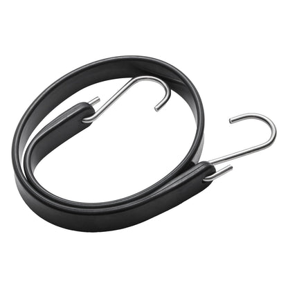 10 st Flat Bungee Cord Set 20 mm Heavy Duty Bungee Straps med S-krok
