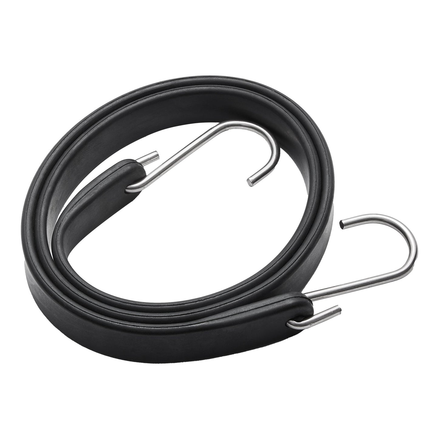 10 st Flat Bungee Cord Set 20 mm Heavy Duty Bungee Straps med S-krok 36