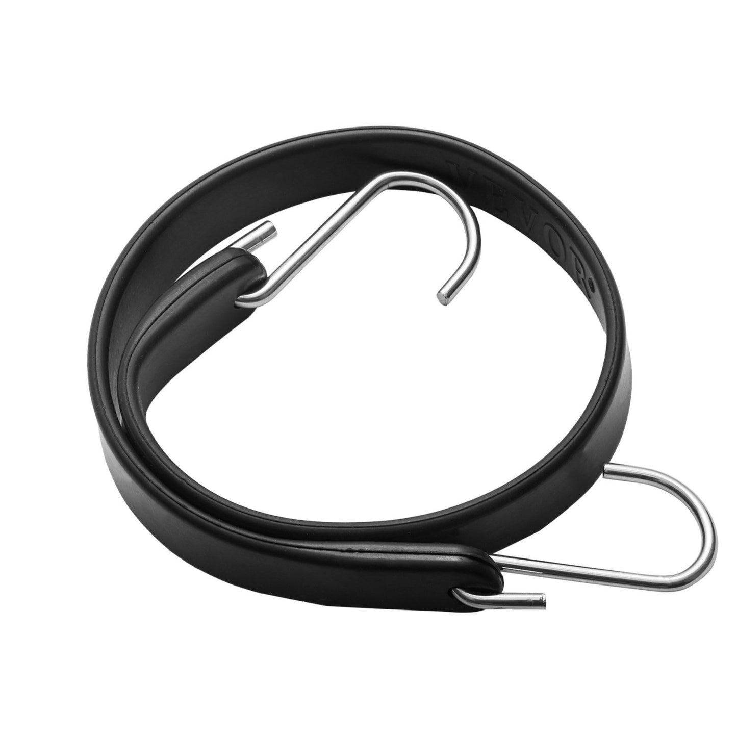 20 st Flat Bungee Cord Set 20 mm Heavy Duty Bungee Straps med S-krok