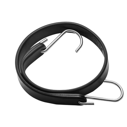 20 st Flat Bungee Cord Set 20 mm Heavy Duty Bungee Straps med S-krok