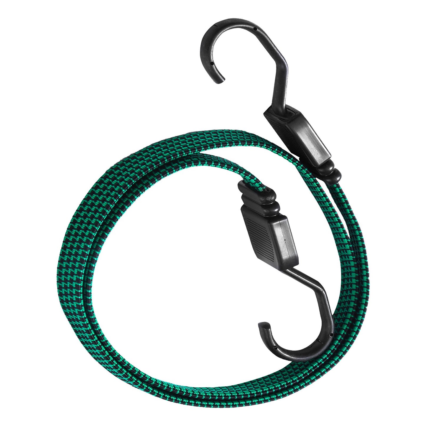 32 st Flat Bungee Cord Set 17 mm Heavy Duty Bungee Straps med J-krokar