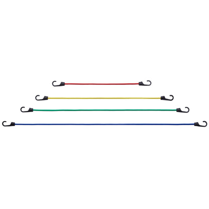 32 pc Bungee Cord Set 8 mm Heavy Duty Bungee Straps with A3 steel hooks