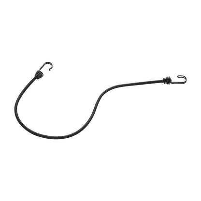 12 st Bungee Linor med Krokar 32 I Heavy Duty Bungee Straps 8 mm Svart