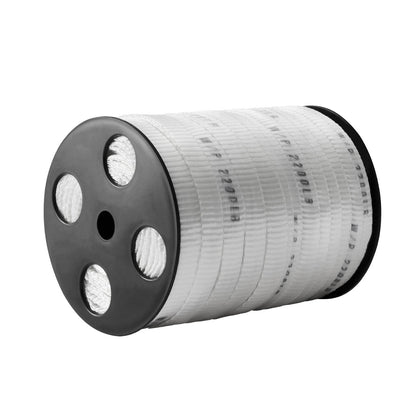 Polyester-Zugband, 5/8" x 318" Mule Tape-Flachseil, 2200 lbf Zugkapazität, bedrucktes Stromkabel-Zugband für Verpackung, Gartenarbeit, gewerbliche Elektrik, Verdrahtungsarbeiten, weiß