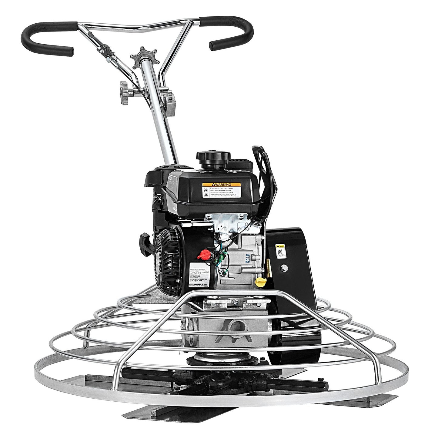 Power Walk-Behind cementglättare 38” 6HP gasdriven med flyttrågblad