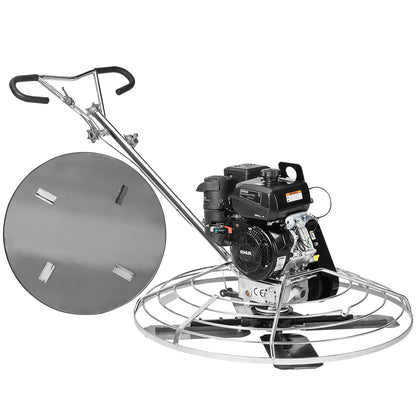 Power Walk-Behind cementglättare 46" 14HP gasdriven med flyttrågblad