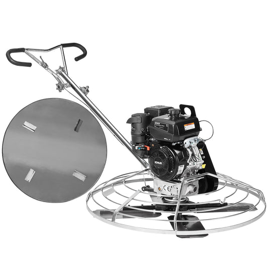 Power Walk-Behind cementglättare 46" 14HP gasdriven med flyttrågblad