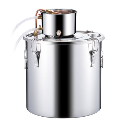 Moonshine Still 13 Gal Water Alcohol Distiller Brewing Kit Rostfritt stål