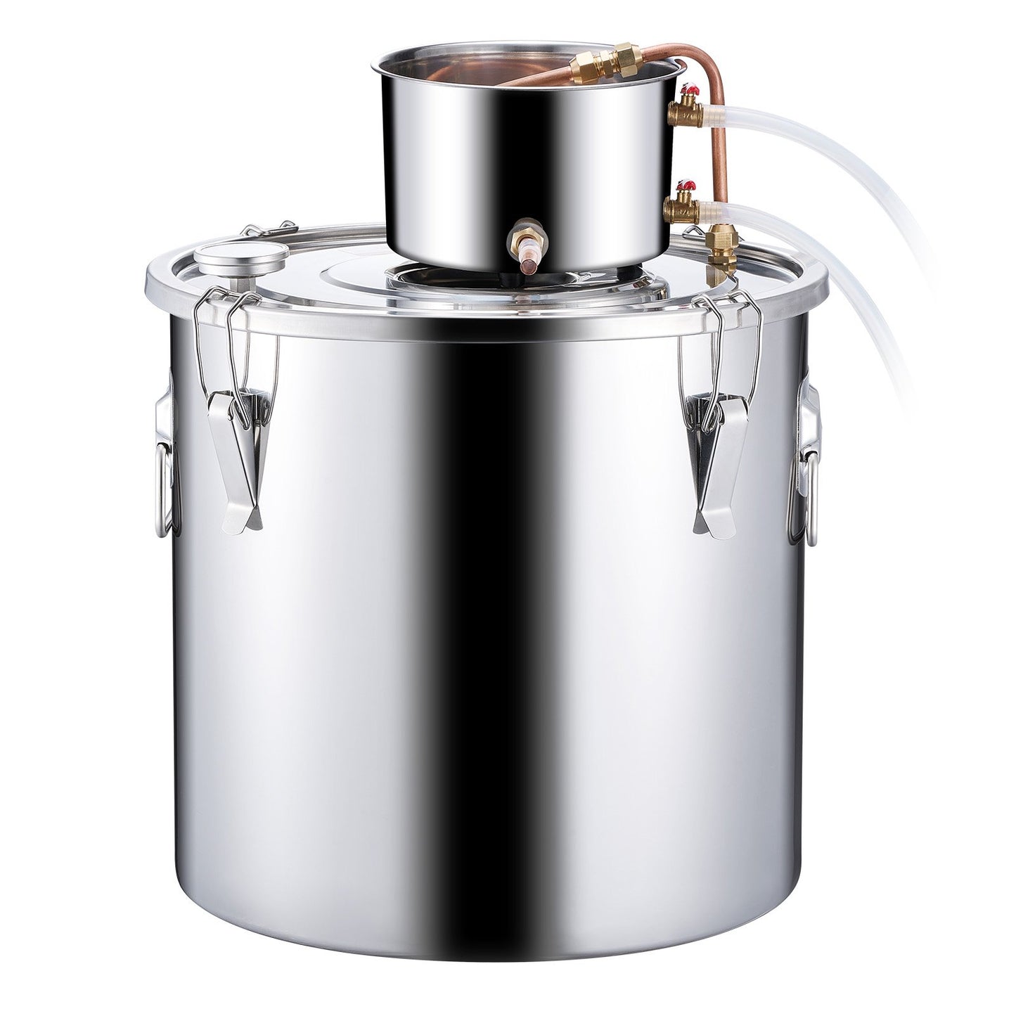 Moonshine Still 13 Gal Water Alcohol Distiller Brewing Kit Rostfritt stål