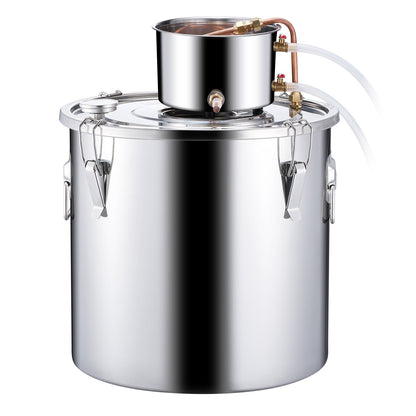 Moonshine Still 13 Gal Water Alcohol Distiller Brewing Kit Rostfritt stål