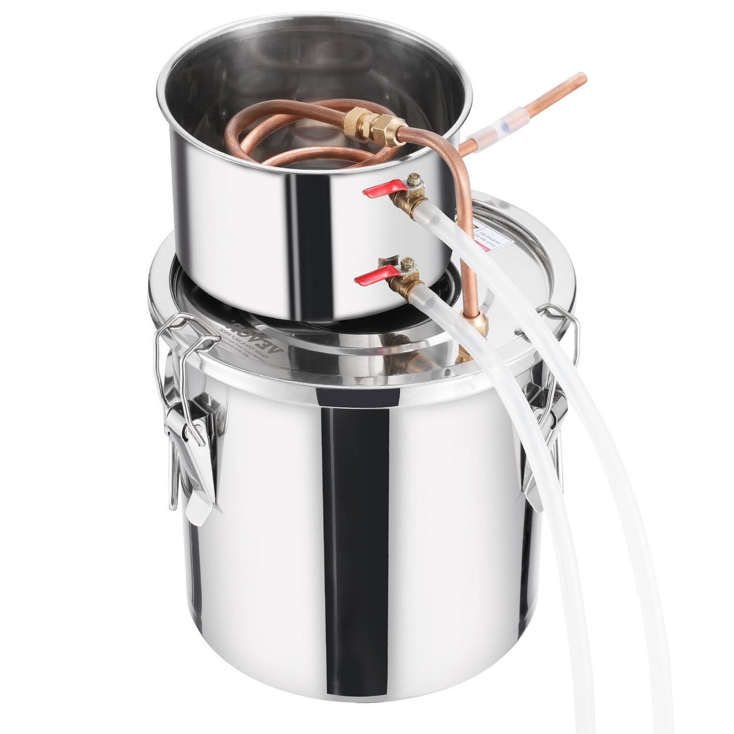Moonshine Still 3 Gal Water Alcohol Distiller Brewing Kit Stainless Steel