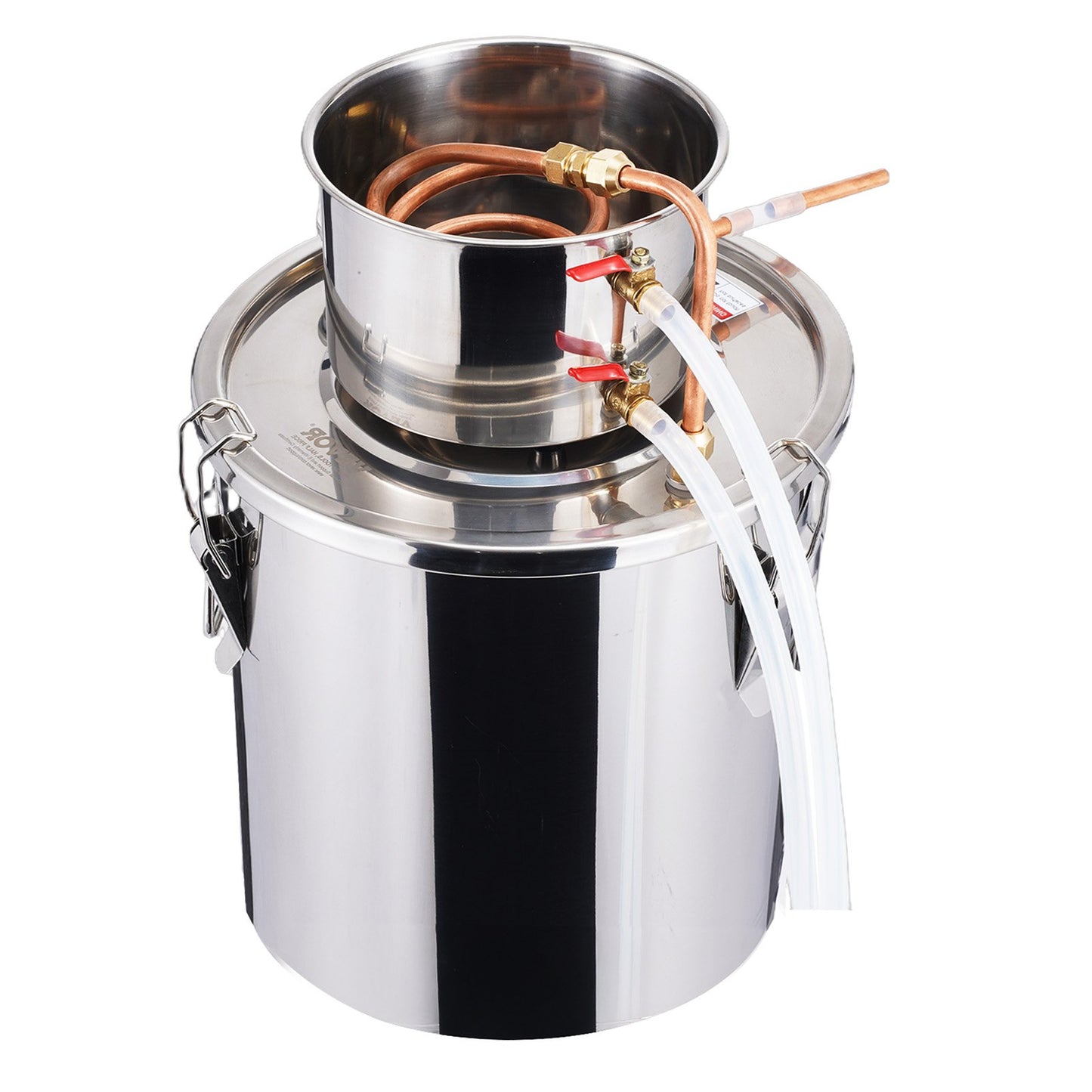Moonshine Still 5 Gal Wasser Alkohol Destilliergerät Brauset Edelstahl