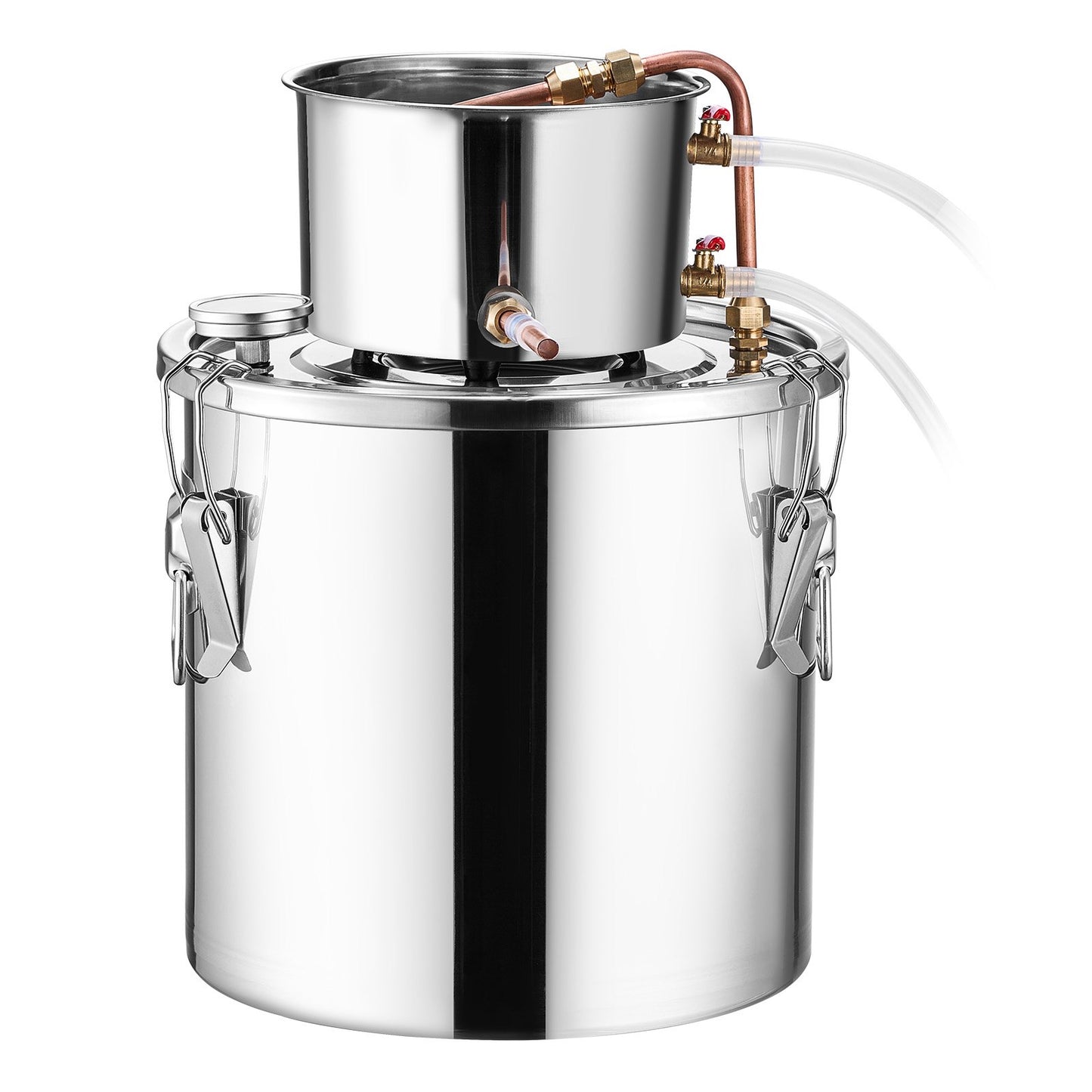 Moonshine Still 5 Gal Wasser Alkohol Destilliergerät Brauset Edelstahl
