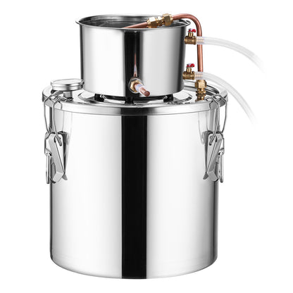 Moonshine Still 5 Gal Wasser Alkohol Destilliergerät Brauset Edelstahl