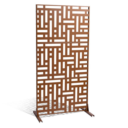 Metal Privacy Screen 47" x 76" Outdoor Privacy Screens & Panels Brun