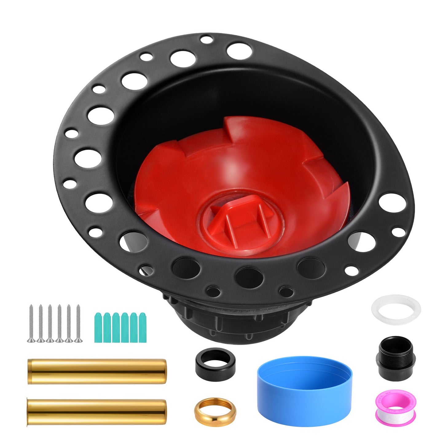 Freestanding bathtub drain kit Bathtub drain Grov-in kit with ABS adapter