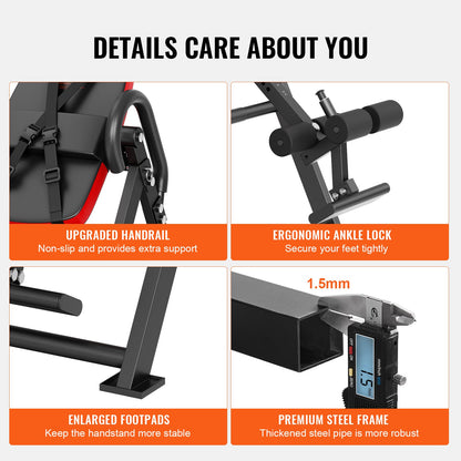 Inversion Table Foldable Strength Training Equipment Hang Training Bench
