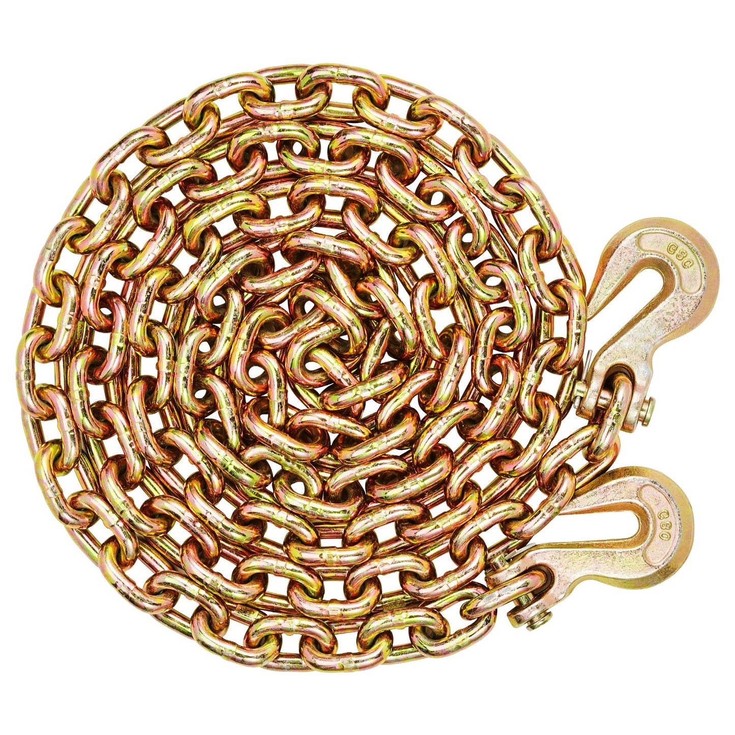 Kedje- och bindemedelssats 3/8"-1/2" spärrlastbindare 3/8" x 10" kedja 2 pack