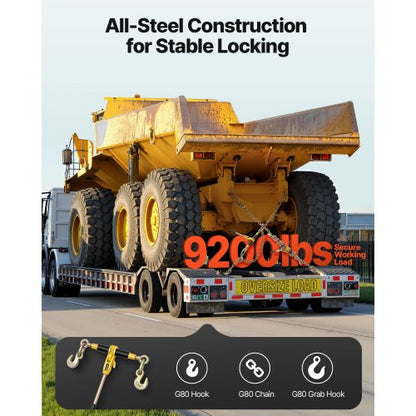 Spärrkedjebindare 3/8 tum x 20 fot G80 kedjor Lastbindare för transport |  EU