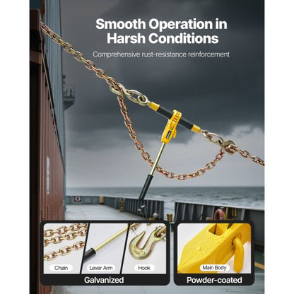 Spärrkedjebindare 3/8 tum x 20 fot G80 kedjor Lastbindare för transport |  EU