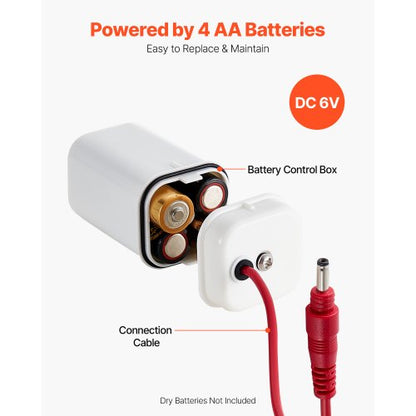 Beröringsfri badrumsblandare, automatisk rörelsesensor toalettblandare, handsfree justerbar kall varm vattenblandare med ett handtag batteridriven för 9,5 mm rör, förkromad silver |  EU