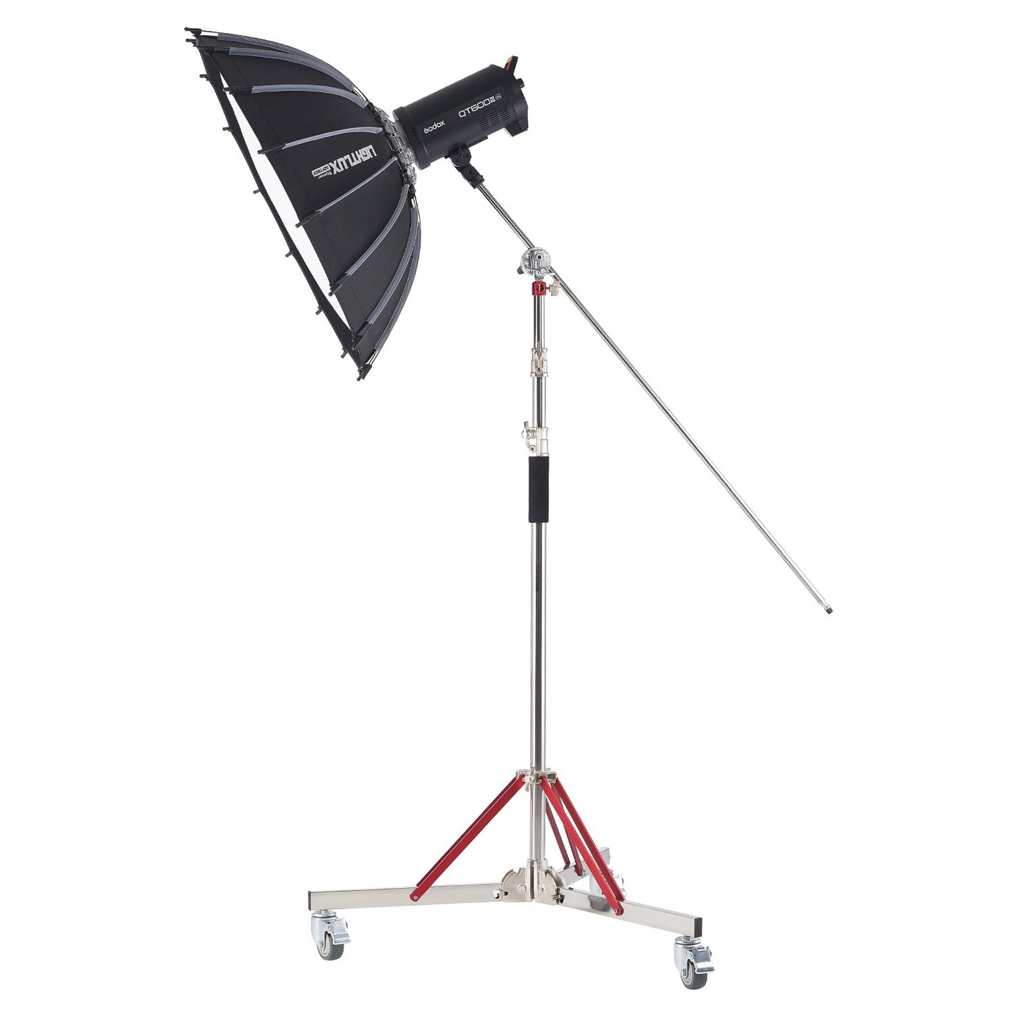 Hochleistungs-Lichtstativ mit Rädern, maximale Höhe 10,5 Fuß/320 cm, Stativständer