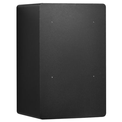 Enkeldörr 4,0 ku.ft kassaskåp med nyckellås och lösenord LED-ljus svart