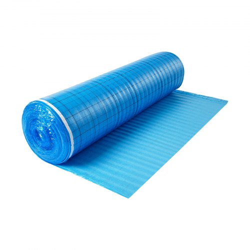 Floor Underlay 18.6 m² 3 mm 3-in-1 Vapour Barrier for Laminate Blue | EU