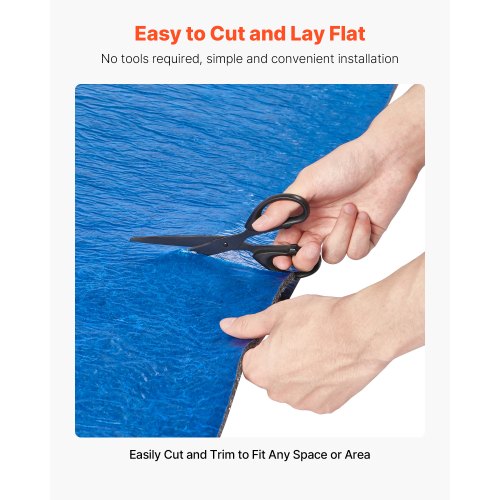 Floor Underlay 37.2 m² 3 mm Recycled Fiber Sound/Vapour Barrier Blue | EU