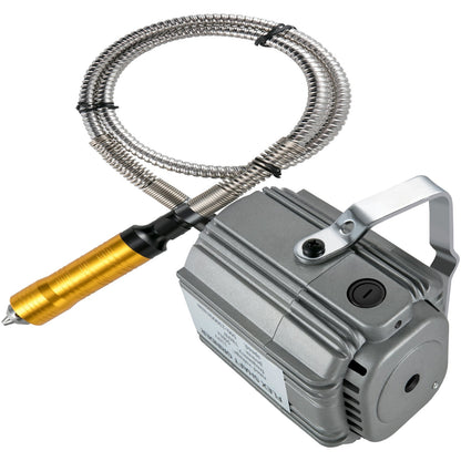Flexwellenschleifer, 780 W, Rotationswerkzeug, 500–23.000 U/min, Rotationsschnitzer mit 1/4-Zoll-Dreibackenfutter und stufenlosem Fußpedal, Hängeschleifer, 131-teiliges Zubehör zum Polieren und Schleifen von Schmuck, DIY