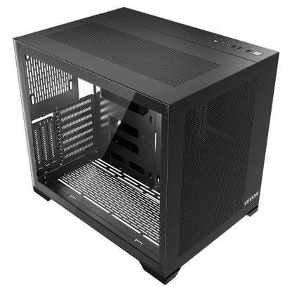 Mid-Tower ATX PC-chassi med dubbla kammare, speldatorchassi, ingen fläkt ingår |  EU