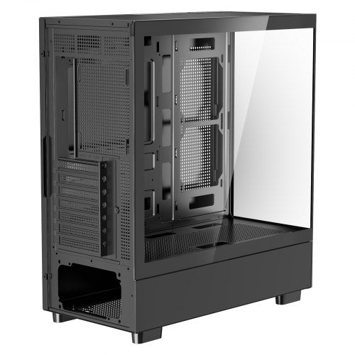 Mid-Tower ATX PC Gaming Chassin Datorchassi med 6 x 120 mm PWM ARGB-fläktar |  EU