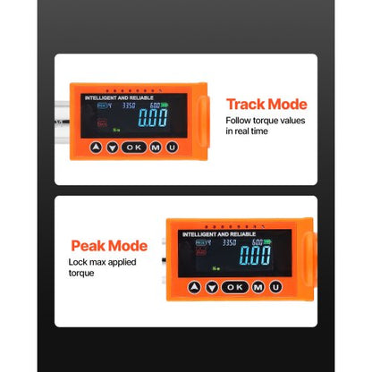 Digital momentnyckel 3/8 tums fattning 0-99.57 lbf-ft / 0-135 Nm 72 tänder |  EU