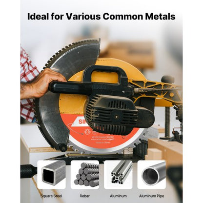 cirkelsågblad, 185 mm diameter, 48 vassa legeringständer, 15,875 mm spindel, fin yta, metallskärblad för cirkelsåg, med ljudreducerande värmeventiler, för skärning av stål och aluminium |  EU