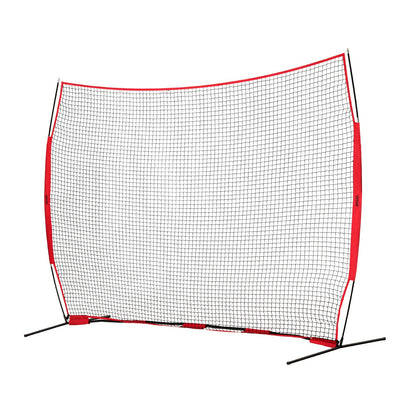 Barricade Backstop Net, 12x9 ft Ball Sports Barriärnät, Bärbar träningsutrustning med bärväska, Skyddsskärm för Baseball Softball Lacrosse Fotboll Hockeyträning, för bakgård