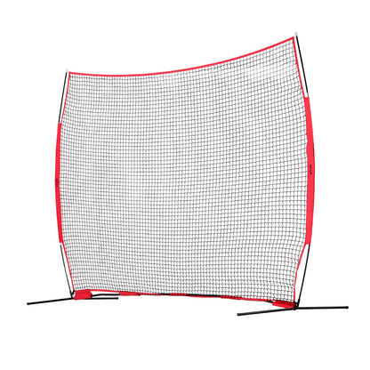 Barricade Backstop Net, 12x9 ft Ball Sports Barriärnät, Bärbar träningsutrustning med bärväska, Skyddsskärm för Baseball Softball Lacrosse Fotboll Hockeyträning, för bakgård