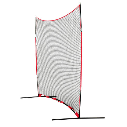Barricade Backstop Net, 16x10 ft Ball Sports Barriärnät, Bärbar träningsutrustning med bärväska, Skyddsskärm för Baseball Softball Lacrosse Fotboll Hockeyträning, för bakgård