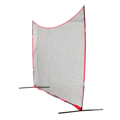 Barricade Backstop-nät, 20x10 fot bollsportbarriärnät, bärbar träningsutrustning med bärväska, skyddsskärm för baseball softball Lacrosse fotbollshockeyträning, för bakgård