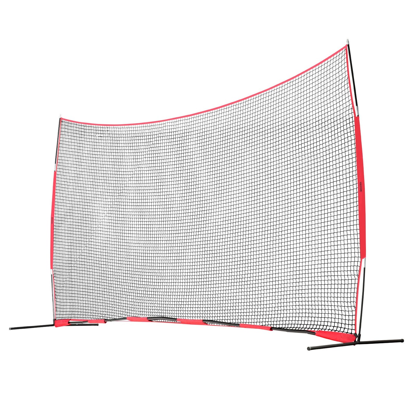 Barricade Backstop-nät, 20x10 fot bollsportbarriärnät, bärbar träningsutrustning med bärväska, skyddsskärm för baseball softball Lacrosse fotbollshockeyträning, för bakgård