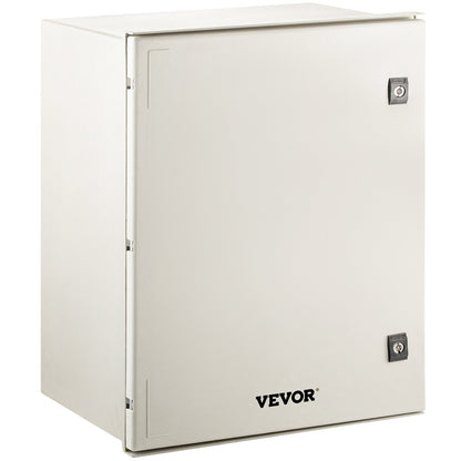 NEMA steel enclosure, 24 x 20 x 9\' NEMA 4X Fiberglass electrical box, IP66 waterproof and dustproof, outdoor/indoor junction box, with mounting plate (60 x 50 x 23 cm)