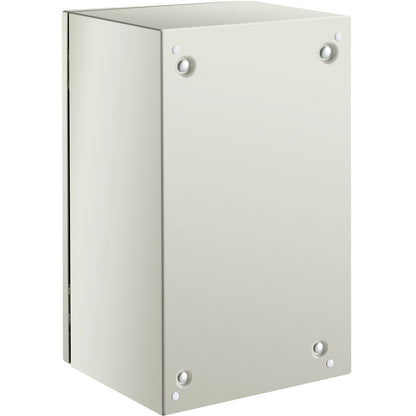 NEMA stålkapsling, 20 x 12 x 10'' NEMA 4X eldosa i stål, IP66 vattentät och dammtät, elektrisk kopplingsdosa utomhus/inomhus, med monteringsplatta