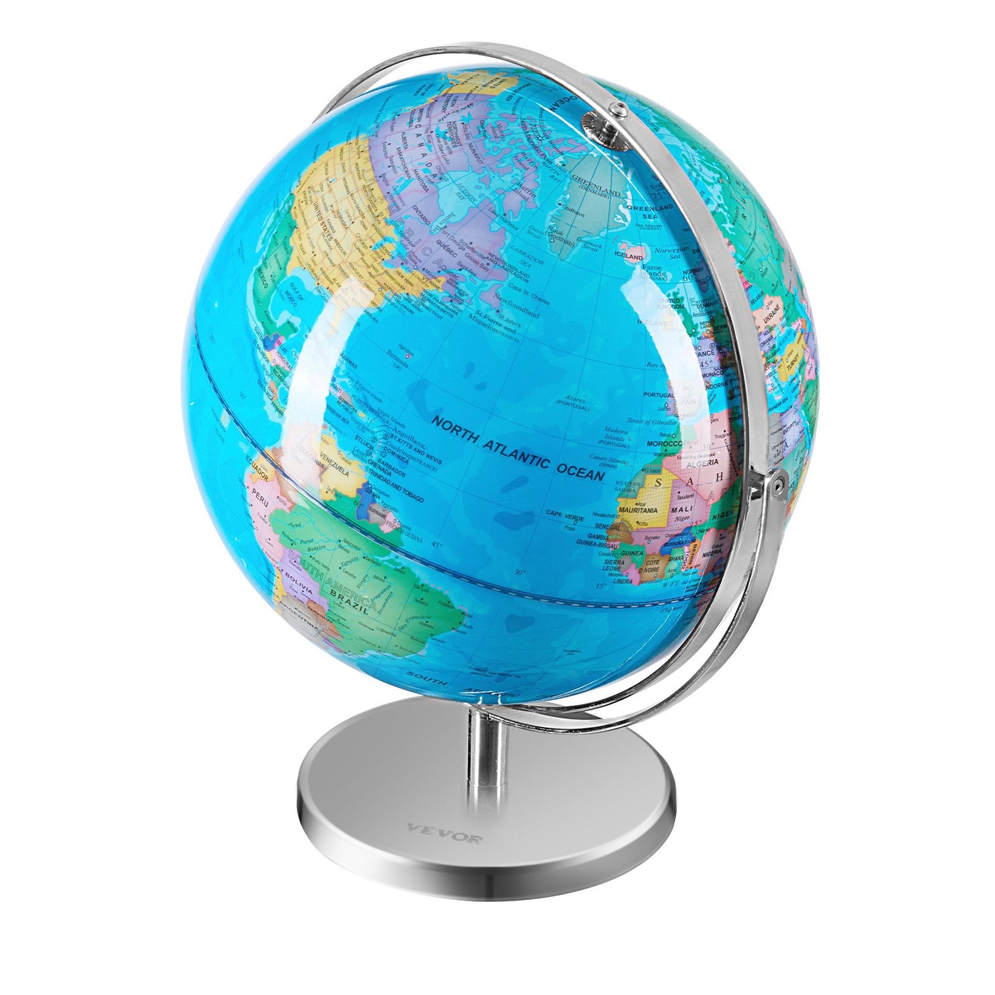 Illuminated World Globe med Stand Educational 13in/330.2mm Constellation (Kartspråk: engelska)