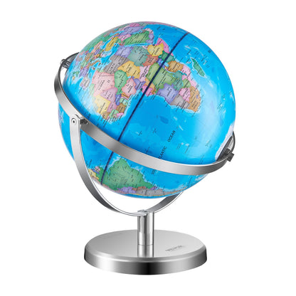 Illuminated World Globe med Stand Educational 9 tum/228,6 mm Constellation (Kartspråk: engelska)