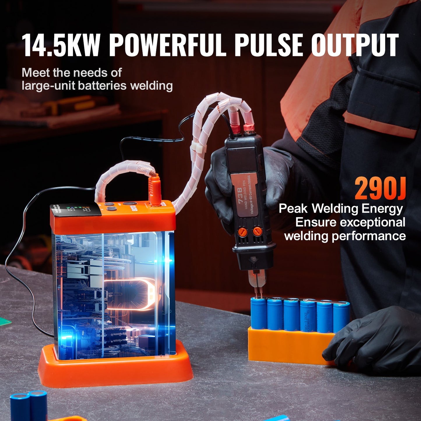 801D Batteripunktsvetsare 14,5KW kondensator Energilagring Pulspunktsvetsare
