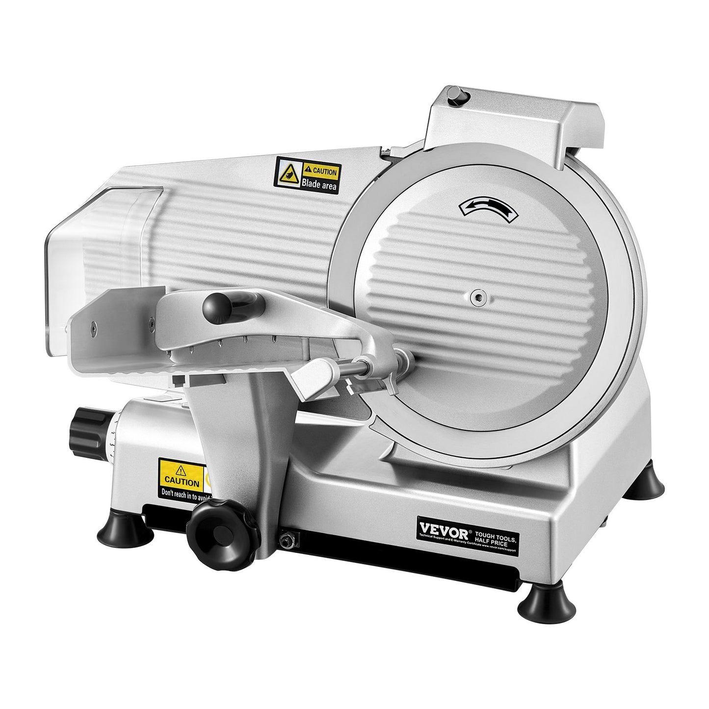 Meat Slicer 180W 10 Inch Electric Deli Food Slicer for Meat Bread Cheese