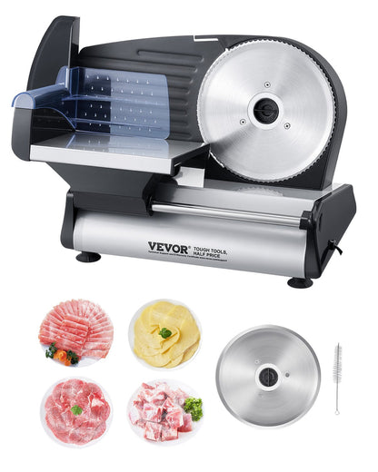 Köttskärare 180W 7,5" Elektrisk Deli Food Slicer för köttbrödsost