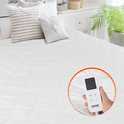 Uppvärmd bäddmadrass 150 x 80 cm Elektrisk Sängvärmare med Timer Auto Off |  EU